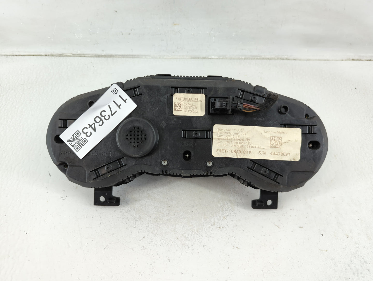 2016 Ford Focus Instrument Cluster Speedometer Gauges P/N:F1ET-10849-CTK Miles: Fits OEM Used Auto Parts - Oemusedautoparts1