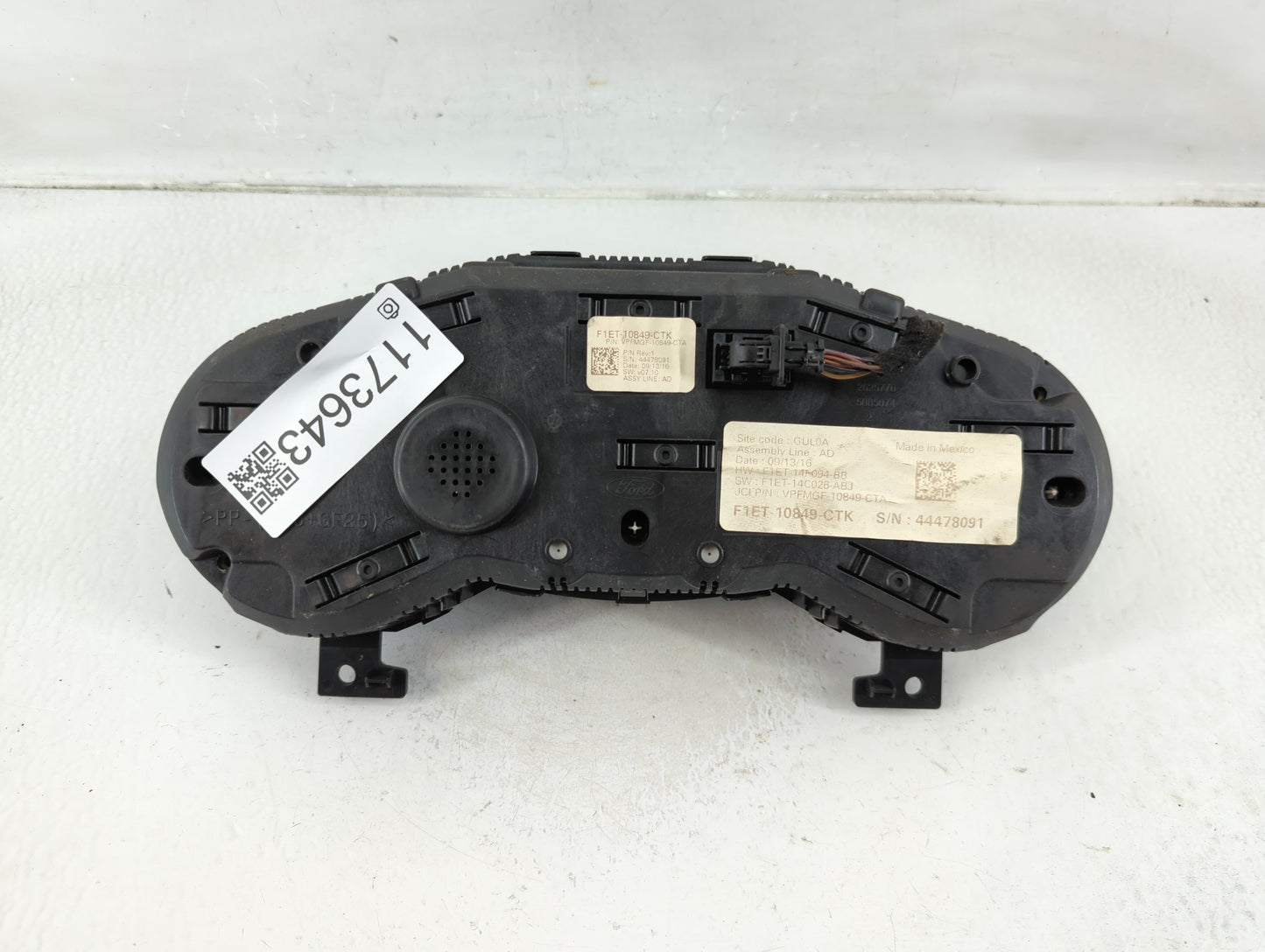 2016 Ford Focus Instrument Cluster Speedometer Gauges P/N:F1ET-10849-CTK Miles: Fits OEM Used Auto Parts - Oemusedautoparts1