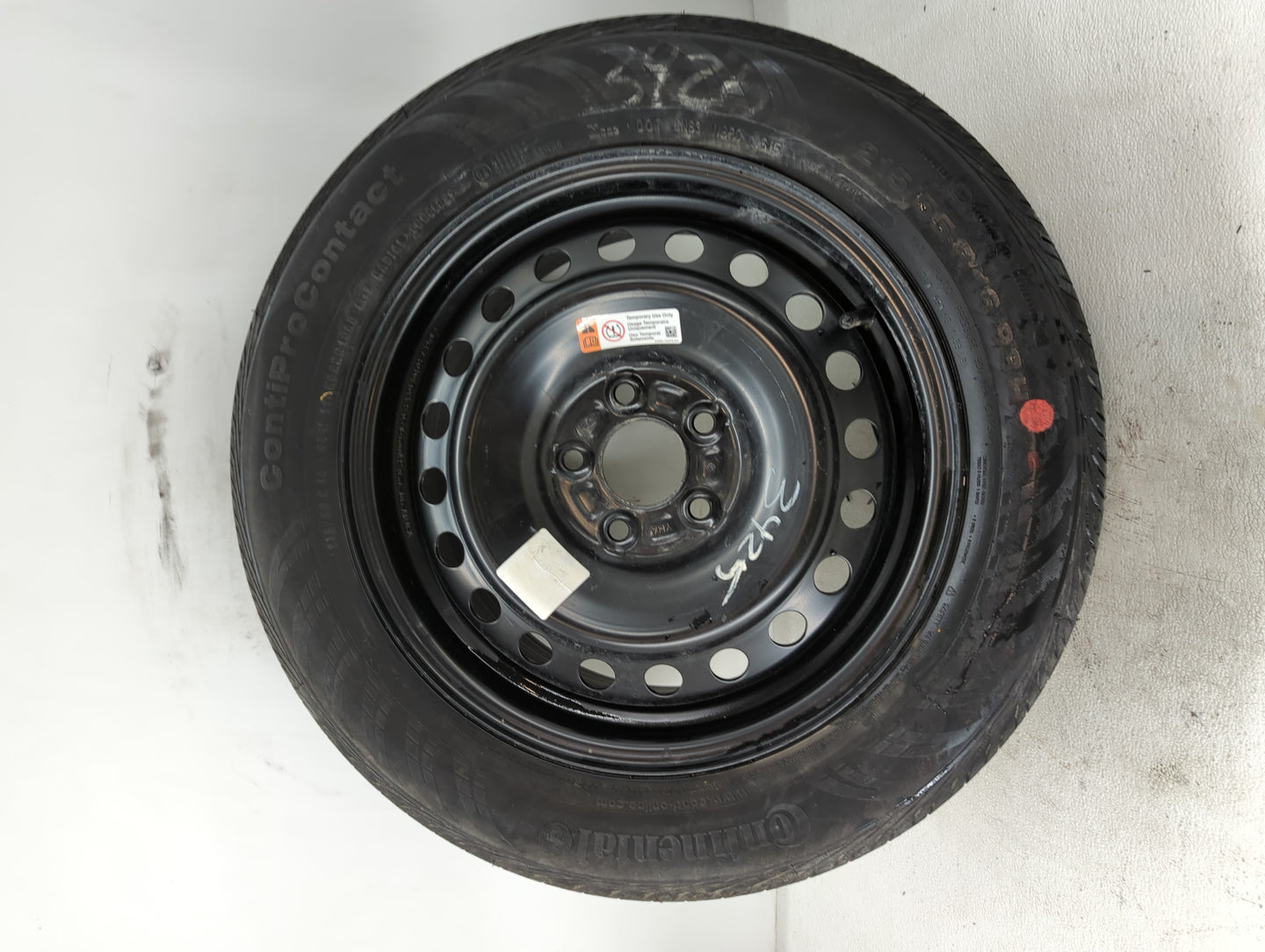 2012-2018 Ford Focus Spare Donut Tire Wheel Rim Oem - Oemusedautoparts1.com