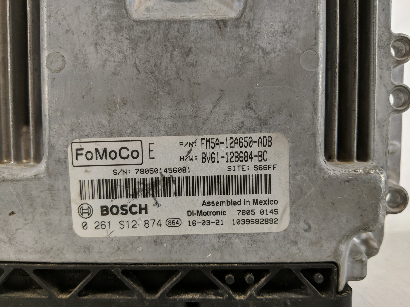 2013-2018 Ford Focus PCM Engine Control Computer ECU ECM PCU OEM P/N:FM5A-12A650-ADB Fits Fits 2013 2014 2015 2016 2017 2018