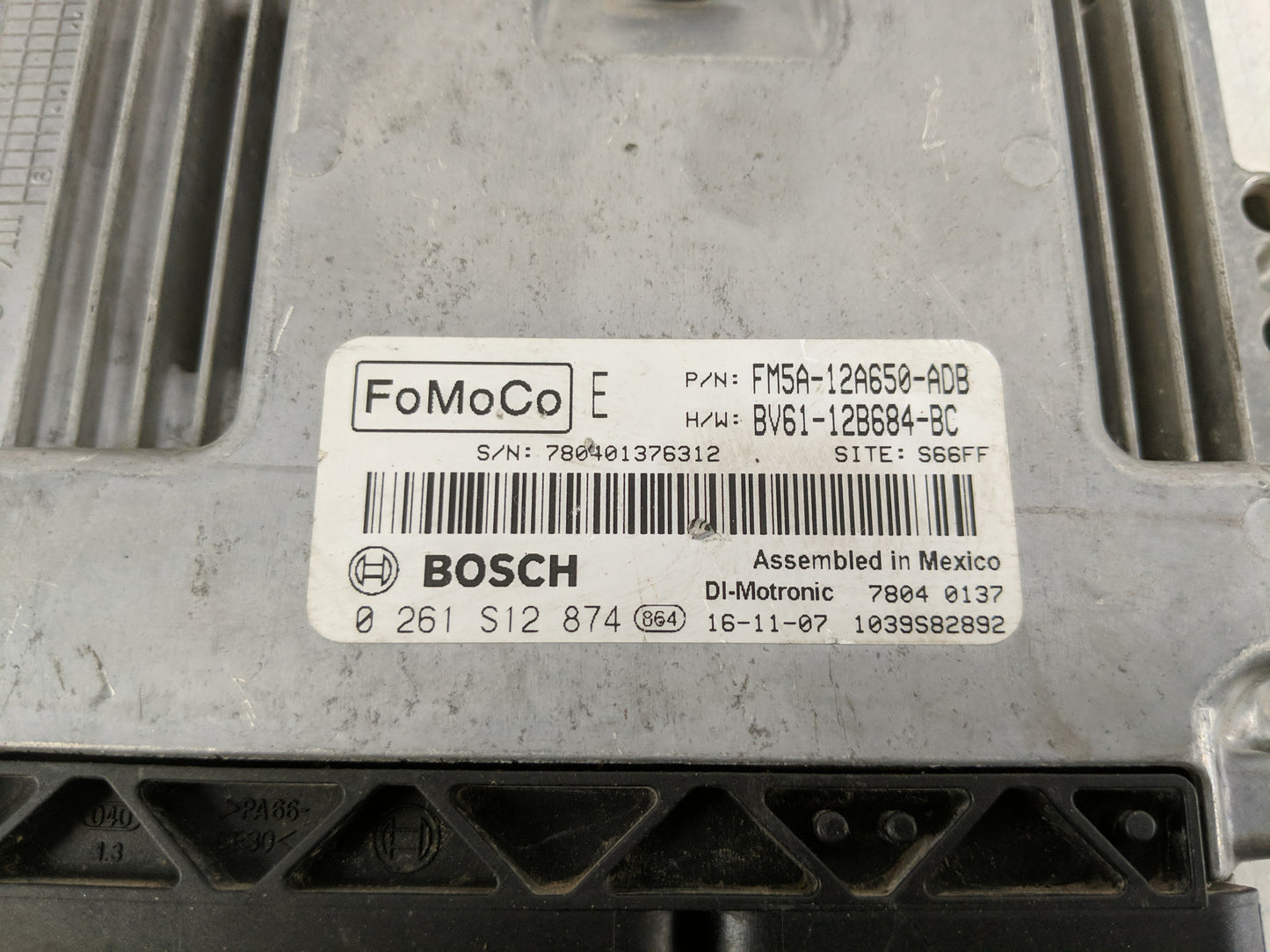 2013-2018 Ford Focus PCM Engine Control Computer ECU ECM PCU OEM P/N:FM5A-12A650-ADB Fits Fits 2013 2014 2015 2016 2017 2018