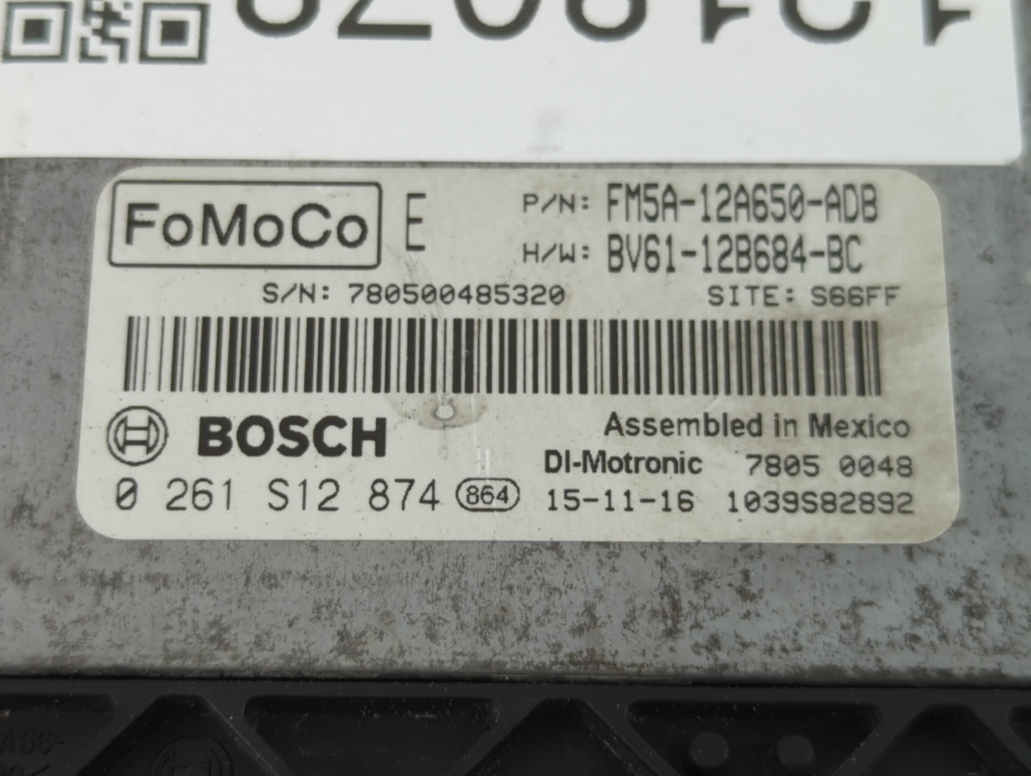 2013-2018 Ford Focus PCM Engine Control Computer ECU ECM PCU OEM P/N:FM5A-12A650-ADB Fits Fits 2013 2014 2015 2016 2017 2018