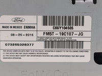 2015-2016 Ford Focus Radio AM FM Cd Player Receiver Replacement P/N:FM5T-19C107-JG Fits Fits 2015 2016 OEM Used Auto Parts -