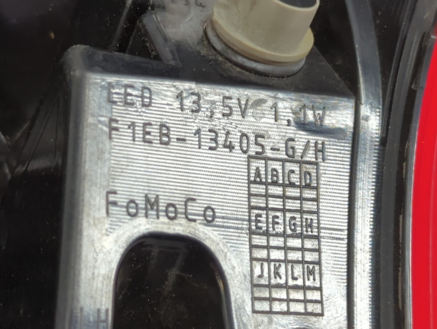 2015-2018 Ford Focus Tail Light Assembly Driver Left OEM P/N:F1EB-13405-G/H Fits Fits 2015 2016 2017 2018 OEM Used Auto Part