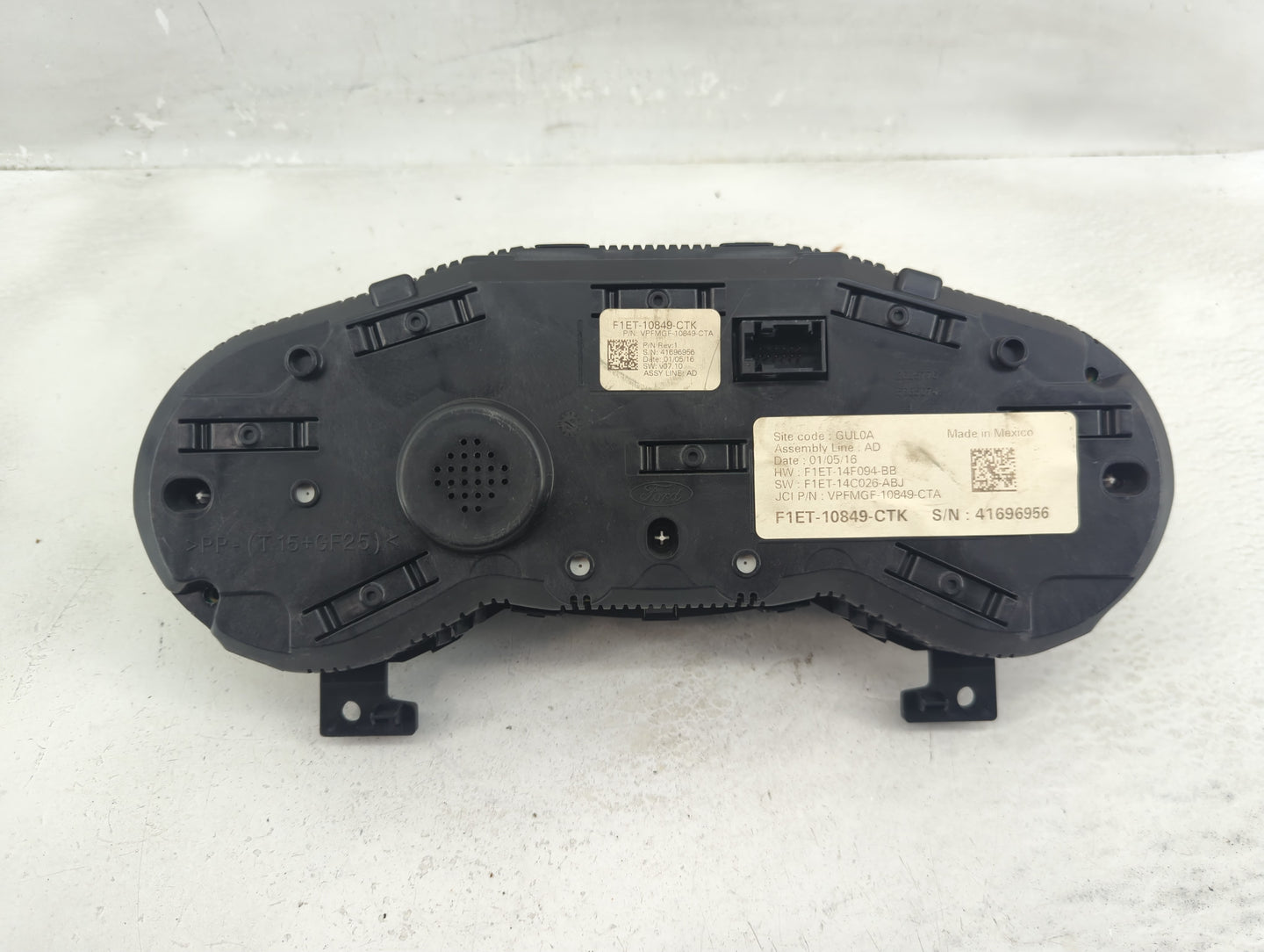 2016 Ford Focus Instrument Cluster Speedometer Gauges P/N:F1ET-10849-CTK Fits OEM Used Auto Parts - Oemusedautoparts1.com