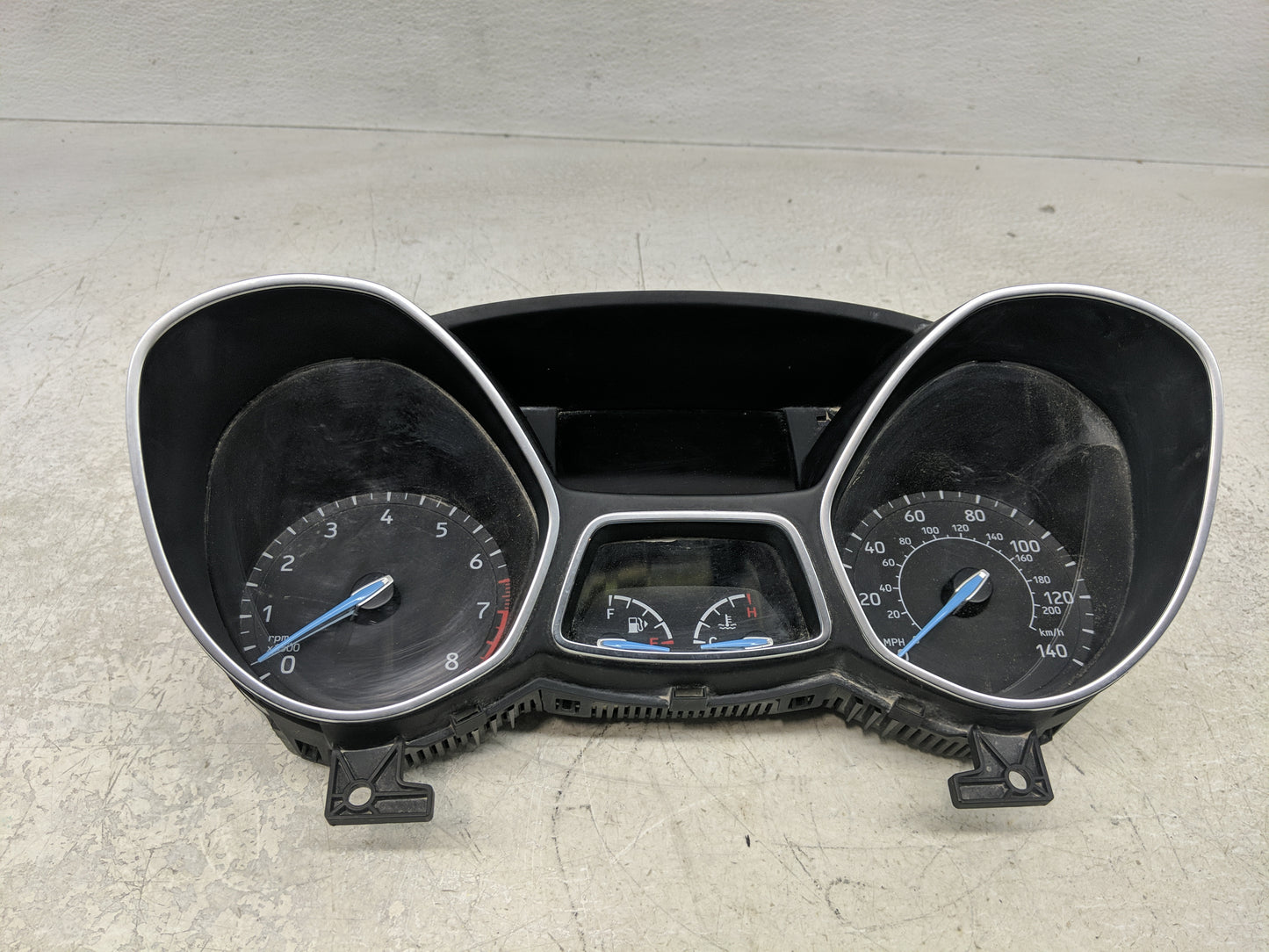 2016 Ford Focus Instrument Cluster Speedometer Gauges P/N:F1ET-10849-CTK Fits OEM Used Auto Parts - Oemusedautoparts1.com