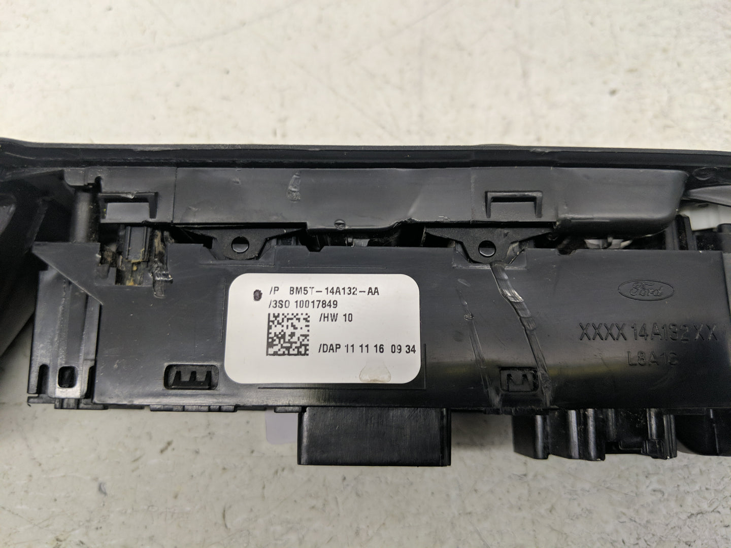 2012-2018 Ford Focus Master Power Window Switch Replacement Driver Side Left P/N:BM5T-14A132-AA Fits OEM Used Auto Parts - O