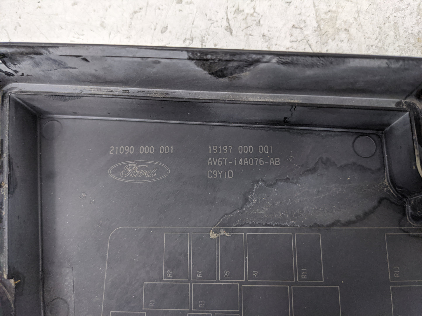 2016 Ford Focus Fusebox Fuse Box Panel Relay Module P/N:AV6T-14A076-AB Fits OEM Used Auto Parts - Oemusedautoparts1.com