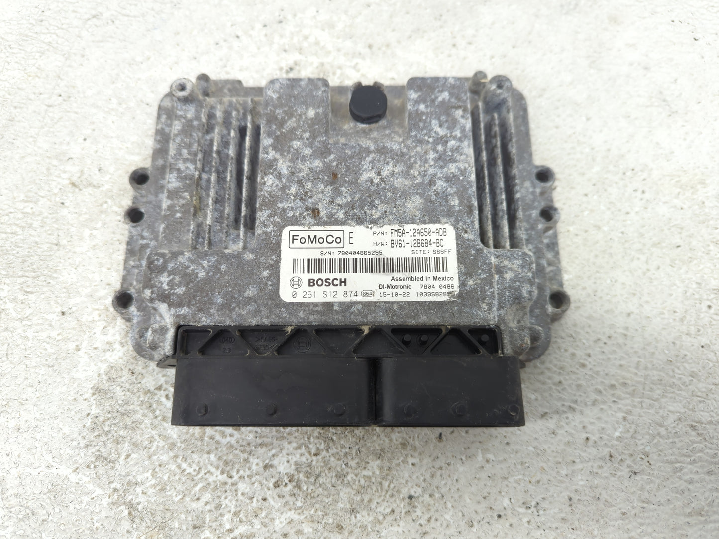 2014-2016 Ford Focus PCM Engine Control Computer ECU ECM PCU OEM P/N:FM5A-12A650-ADB 0 261 S12 874 Fits Fits 2014 2015 2016 