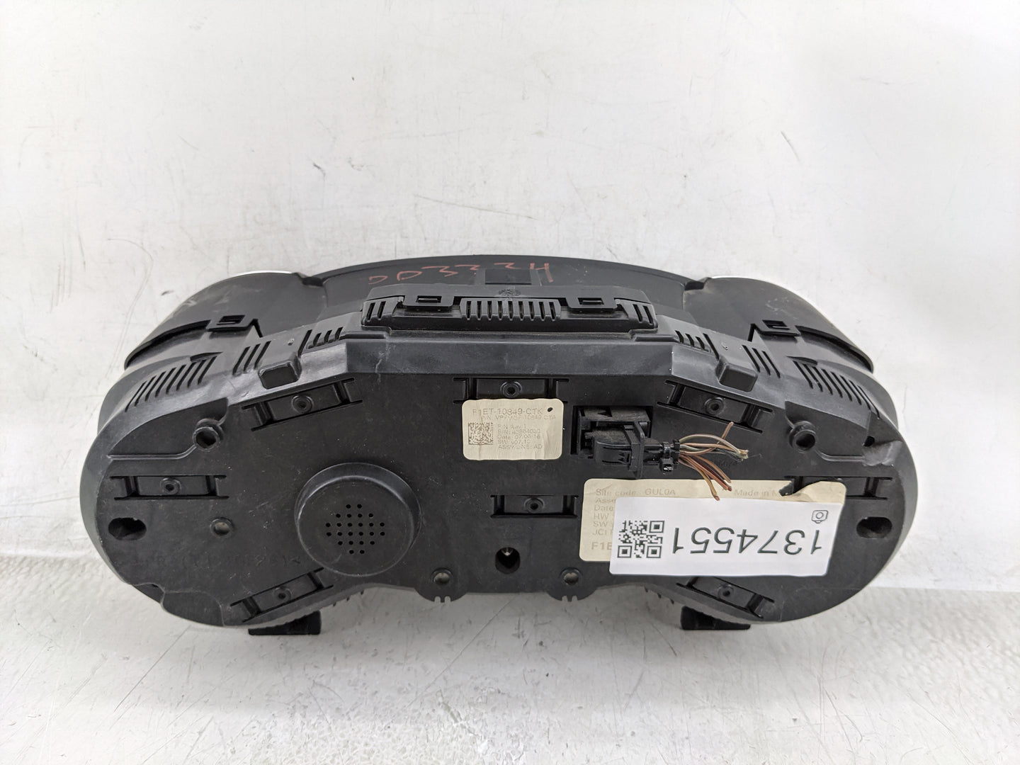 2016 Ford Focus Instrument Cluster Speedometer Gauges P/N:F1ET-10849-CTK Fits OEM Used Auto Parts - Oemusedautoparts1.com