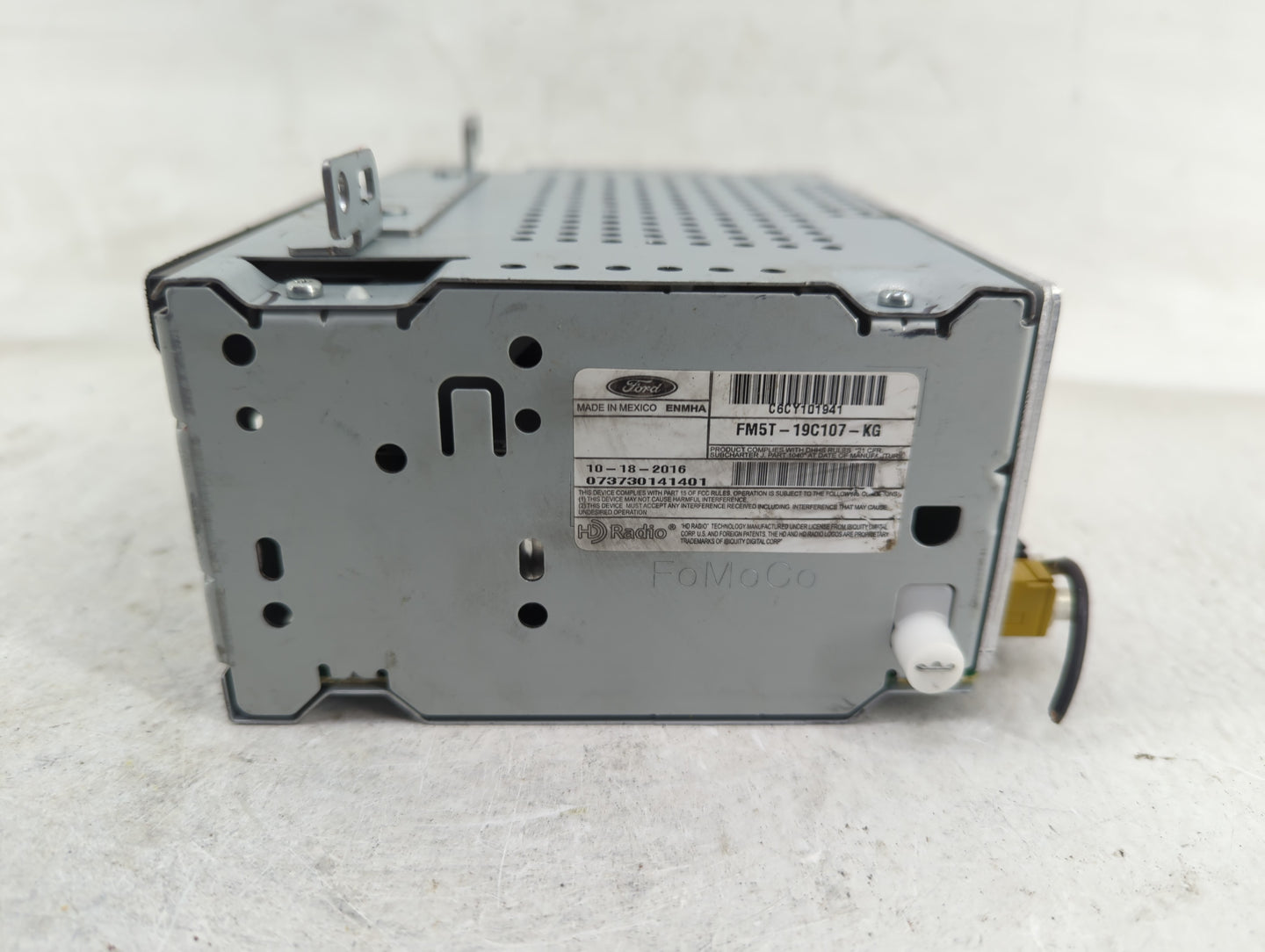2016 Ford Focus Radio AM FM Cd Player Receiver Replacement P/N:FM5T-19C107-KG Fits OEM Used Auto Parts - Oemusedautoparts1.c