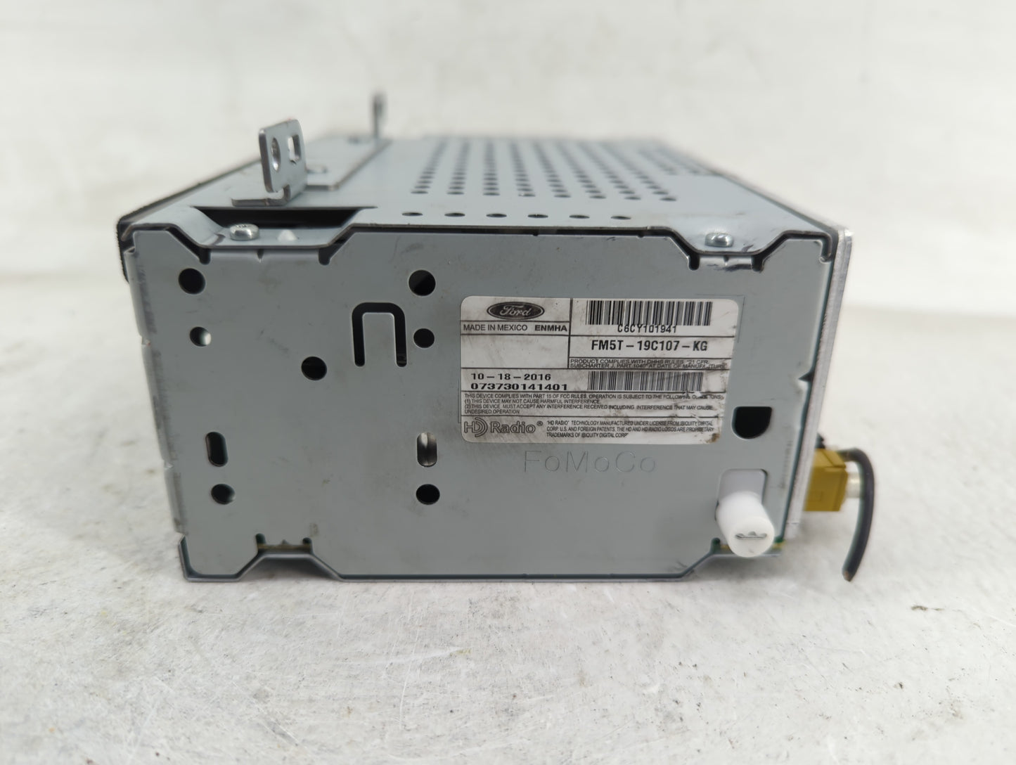 2016 Ford Focus Radio AM FM Cd Player Receiver Replacement P/N:FM5T-19C107-KG Fits OEM Used Auto Parts - Oemusedautoparts1.c