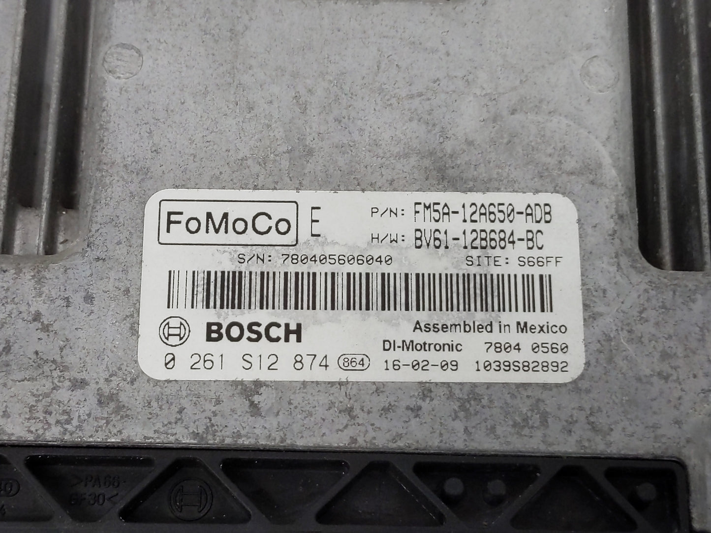 2013-2018 Ford Focus PCM Engine Control Computer ECU ECM PCU OEM P/N:FM5A-12A650-ADB Fits Fits 2013 2014 2015 2016 2017 2018