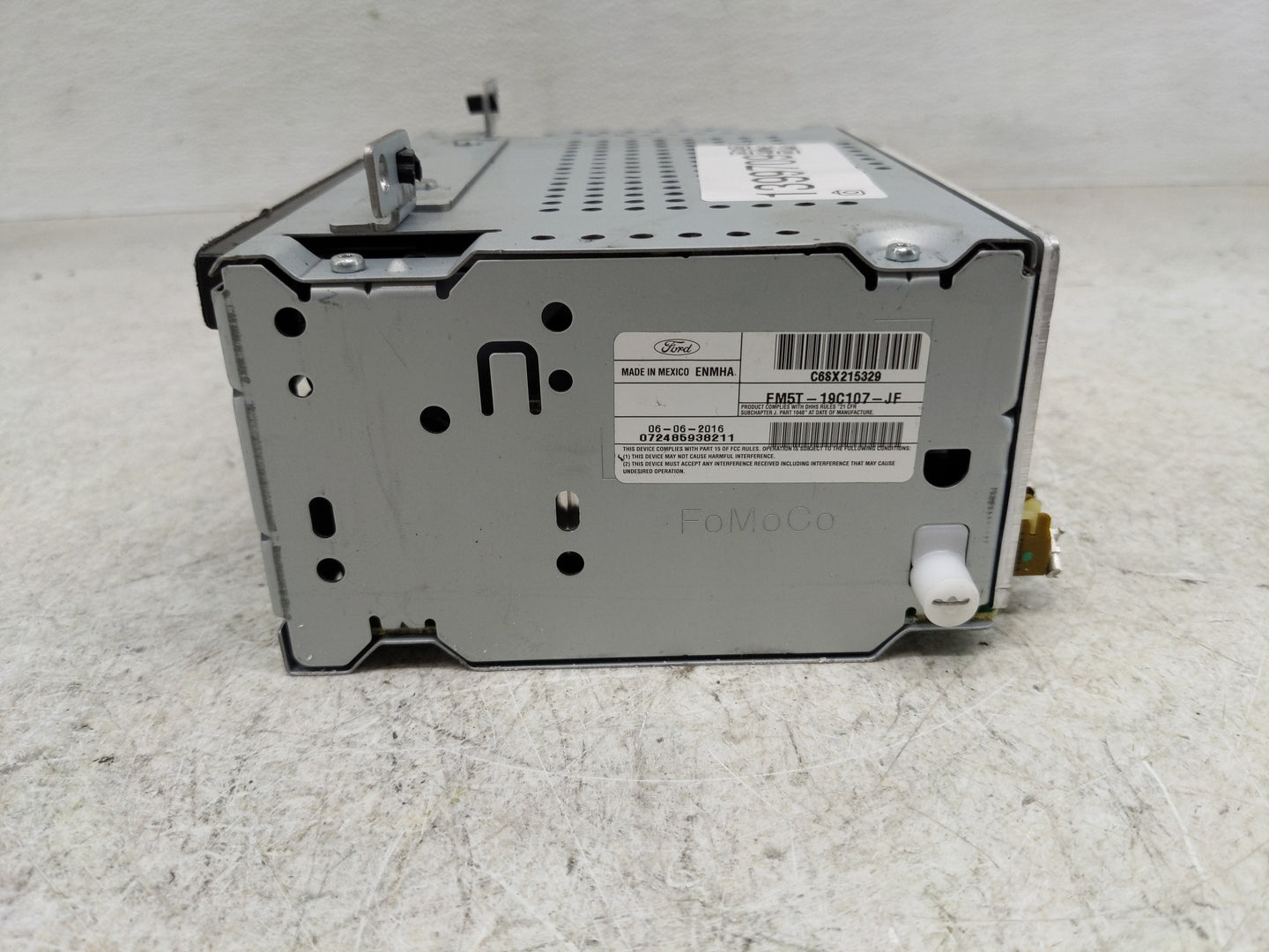 2016 Ford Focus Radio AM FM Cd Player Receiver Replacement P/N:FM5T-19C107-JF Fits OEM Used Auto Parts - Oemusedautoparts1.c