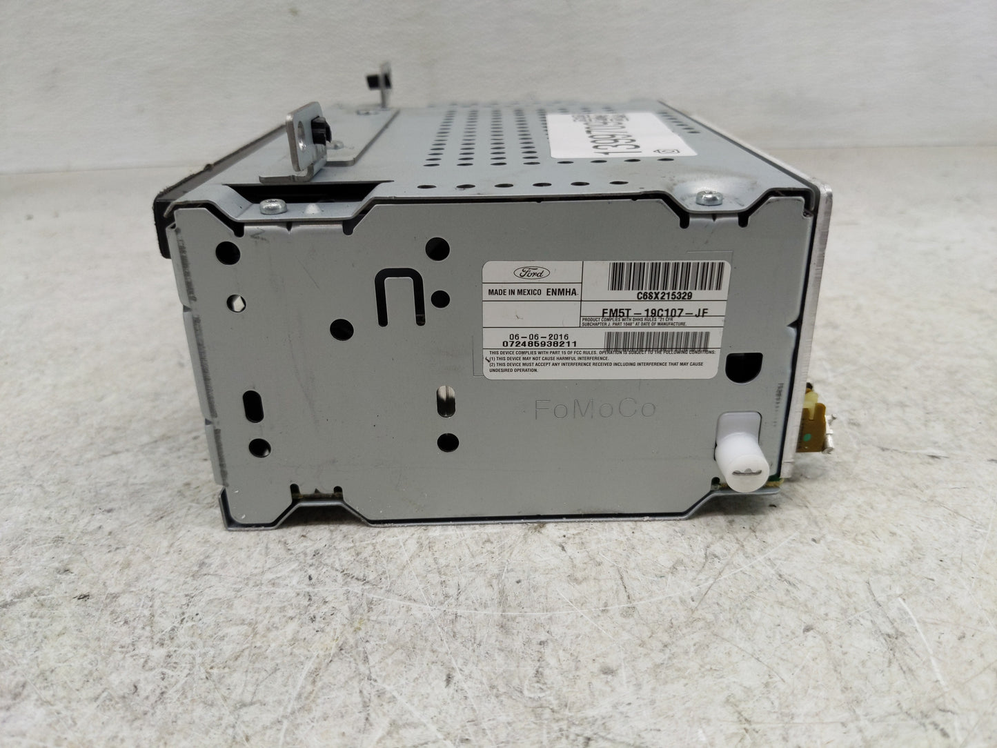 2016 Ford Focus Radio AM FM Cd Player Receiver Replacement P/N:FM5T-19C107-JF Fits OEM Used Auto Parts - Oemusedautoparts1.c