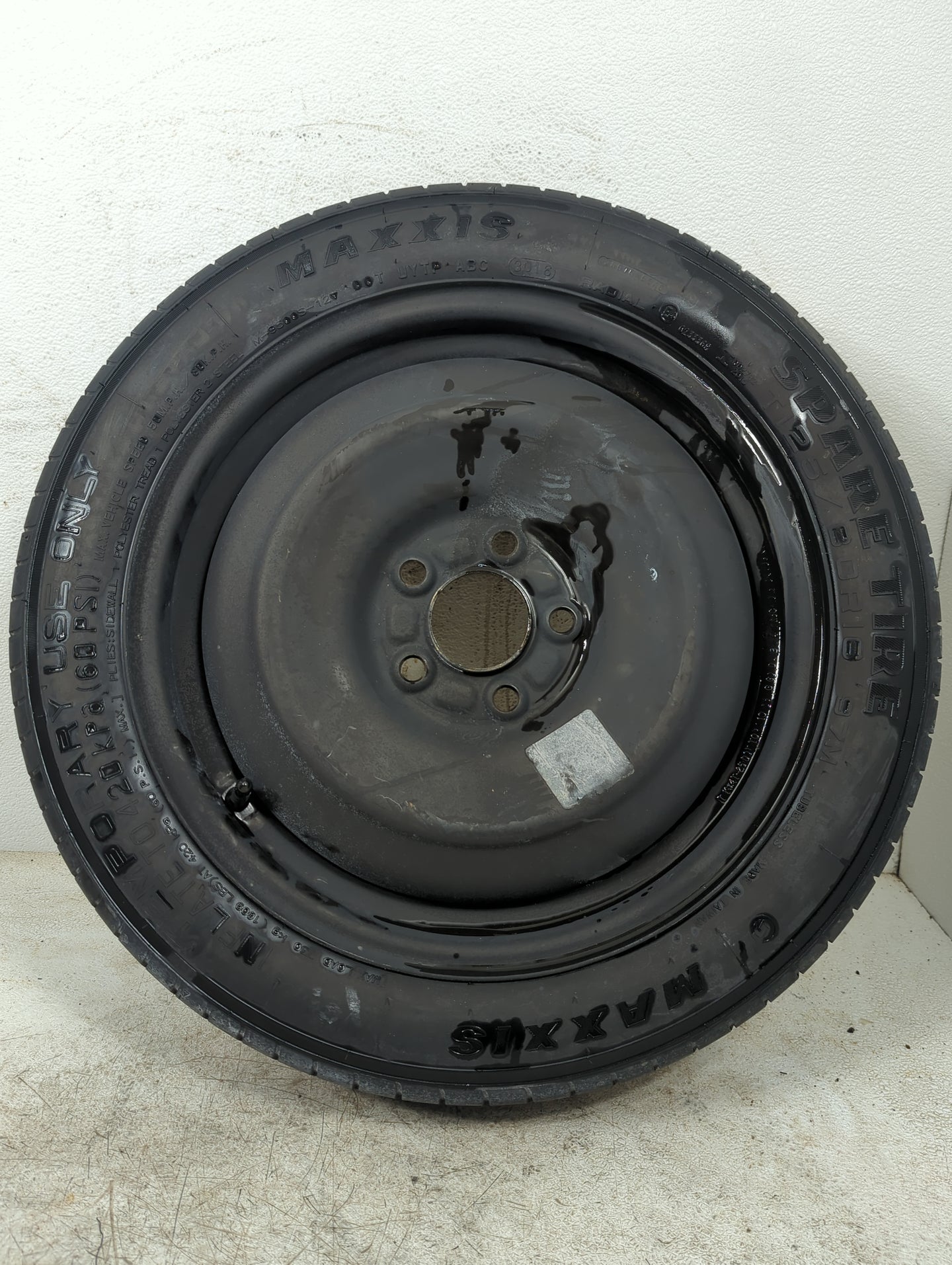 2016 Ford Focus Spare Donut Tire Wheel Rim Oem - Oemusedautoparts1.com