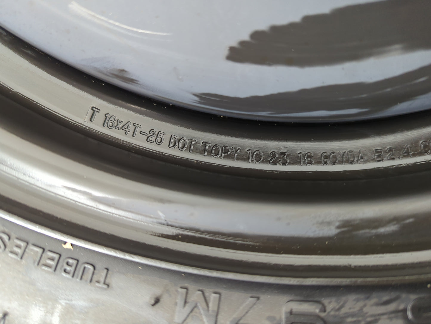 2016 Ford Focus Spare Donut Tire Wheel Rim Oem - Oemusedautoparts1.com