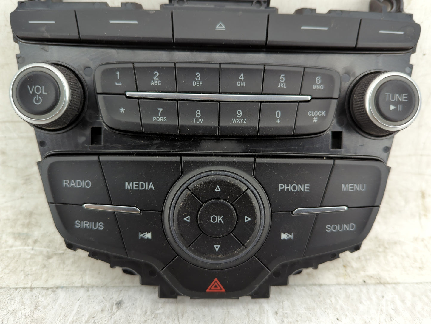 2015-2018 Ford Focus Radio AM FM Cd Player Receiver Replacement P/N:F1ET-18K811-KD Fits Fits 2015 2016 2017 2018 2019 OEM Us