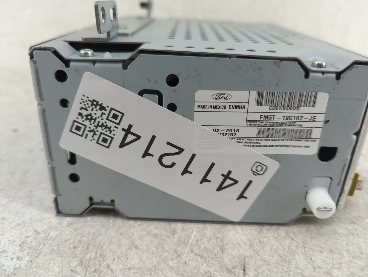 2016 Ford Focus Radio AM FM Cd Player Receiver Replacement P/N:FM5T-19C107-JE Fits OEM Used Auto Parts - Oemusedautoparts1.c