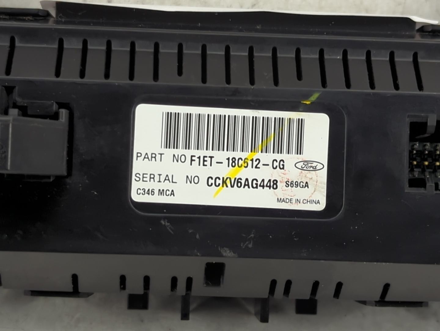 2015-2018 Ford Focus Climate Control Module Temperature AC/Heater Replacement P/N:F1ET-18C512-CG Fits Fits 2015 2016 2017 20