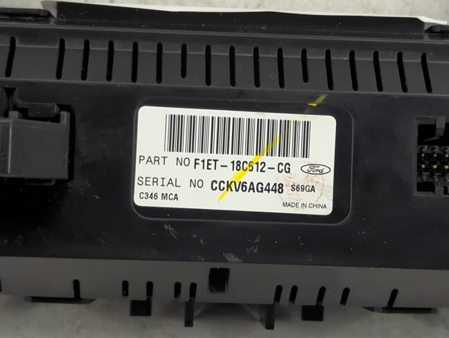 2015-2018 Ford Focus Climate Control Module Temperature AC/Heater Replacement P/N:F1ET-18C512-CG Fits Fits 2015 2016 2017 20