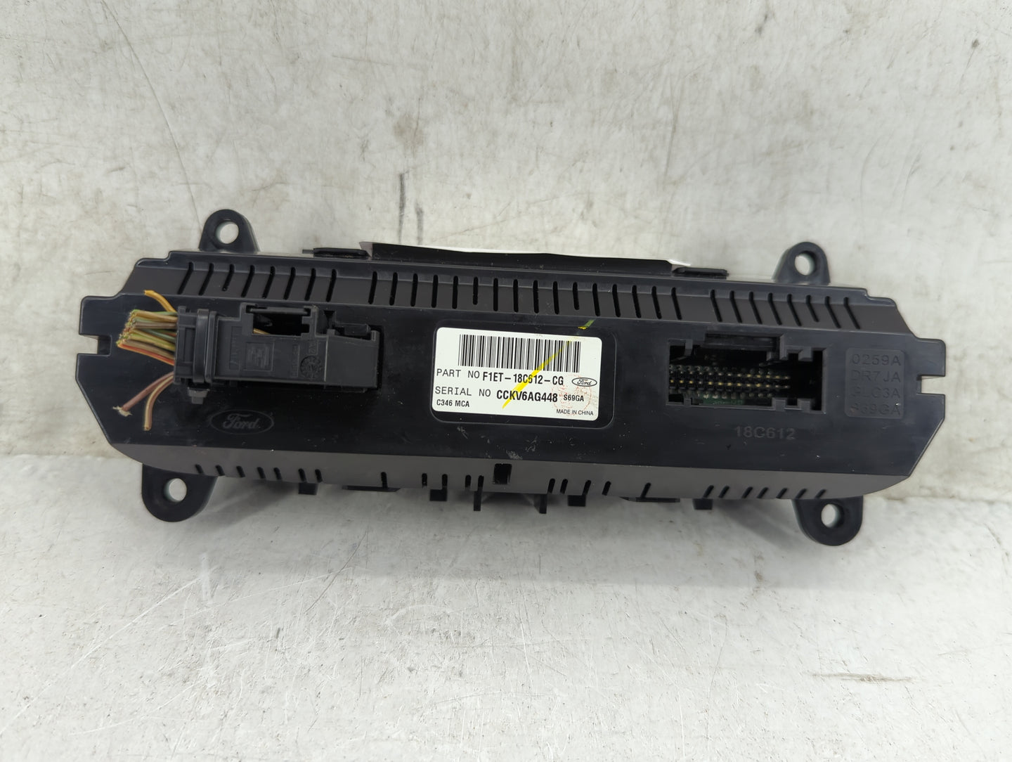 2015-2018 Ford Focus Climate Control Module Temperature AC/Heater Replacement P/N:F1ET-18C512-CG Fits Fits 2015 2016 2017 20
