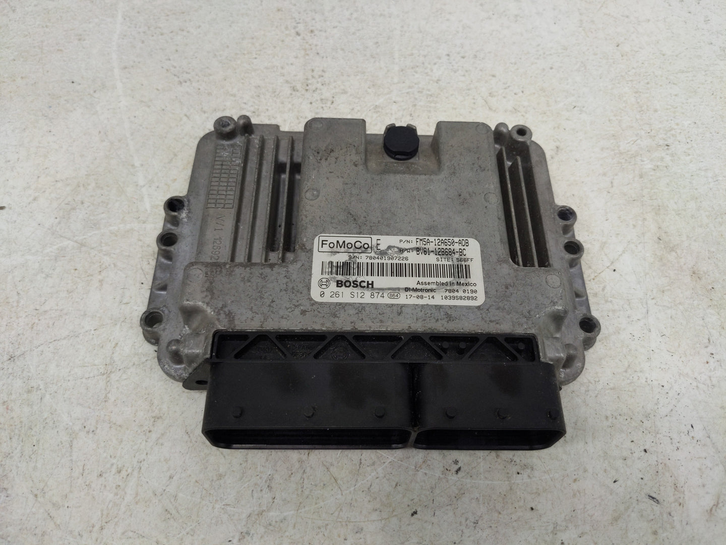 2013-2018 Ford Focus PCM Engine Control Computer ECU ECM PCU OEM P/N:FM5A-12A650-ADB 0 261 S12 874 Fits OEM Used Auto Parts 