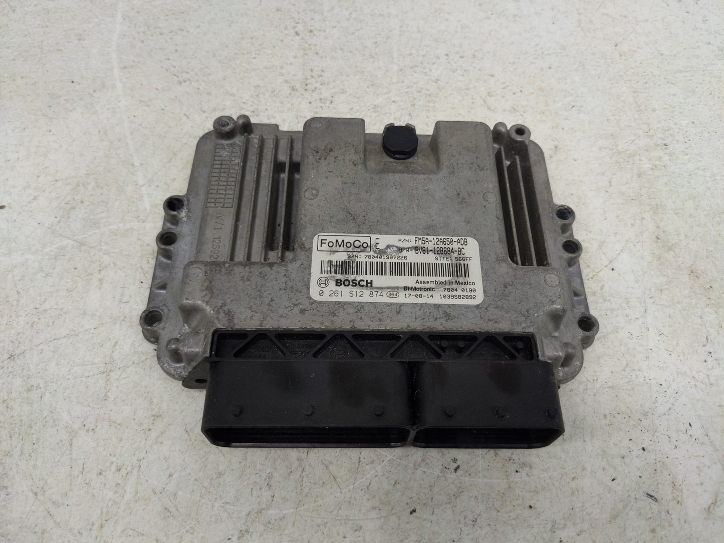 2013-2018 Ford Focus PCM Engine Control Computer ECU ECM PCU OEM P/N:FM5A-12A650-ADB 0 261 S12 874 Fits OEM Used Auto Parts 