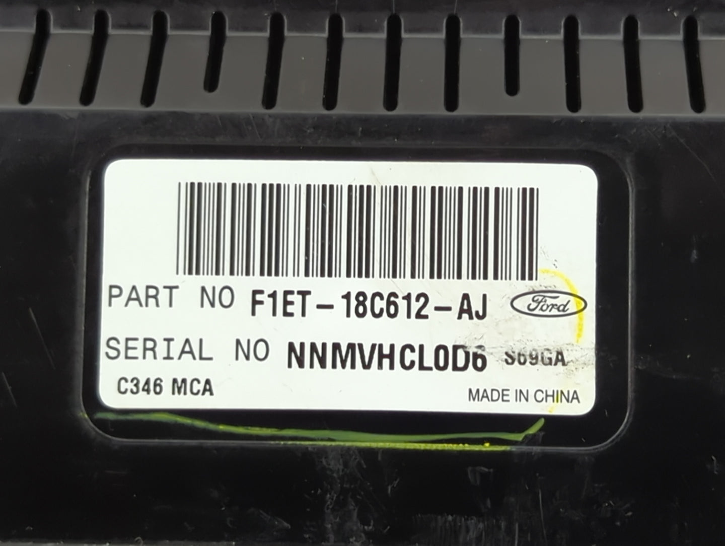 2015-2018 Ford Focus Climate Control Module Temperature AC/Heater Replacement P/N:F1ET-18C612-AJ F1ET-18C612-AG Fits OEM Use