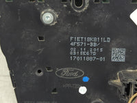 2016 Ford Focus Radio AM FM Cd Player Receiver Replacement P/N:F1ET18K811LD 4F571-BB, 17011887-01 Fits OEM Used Auto Parts -