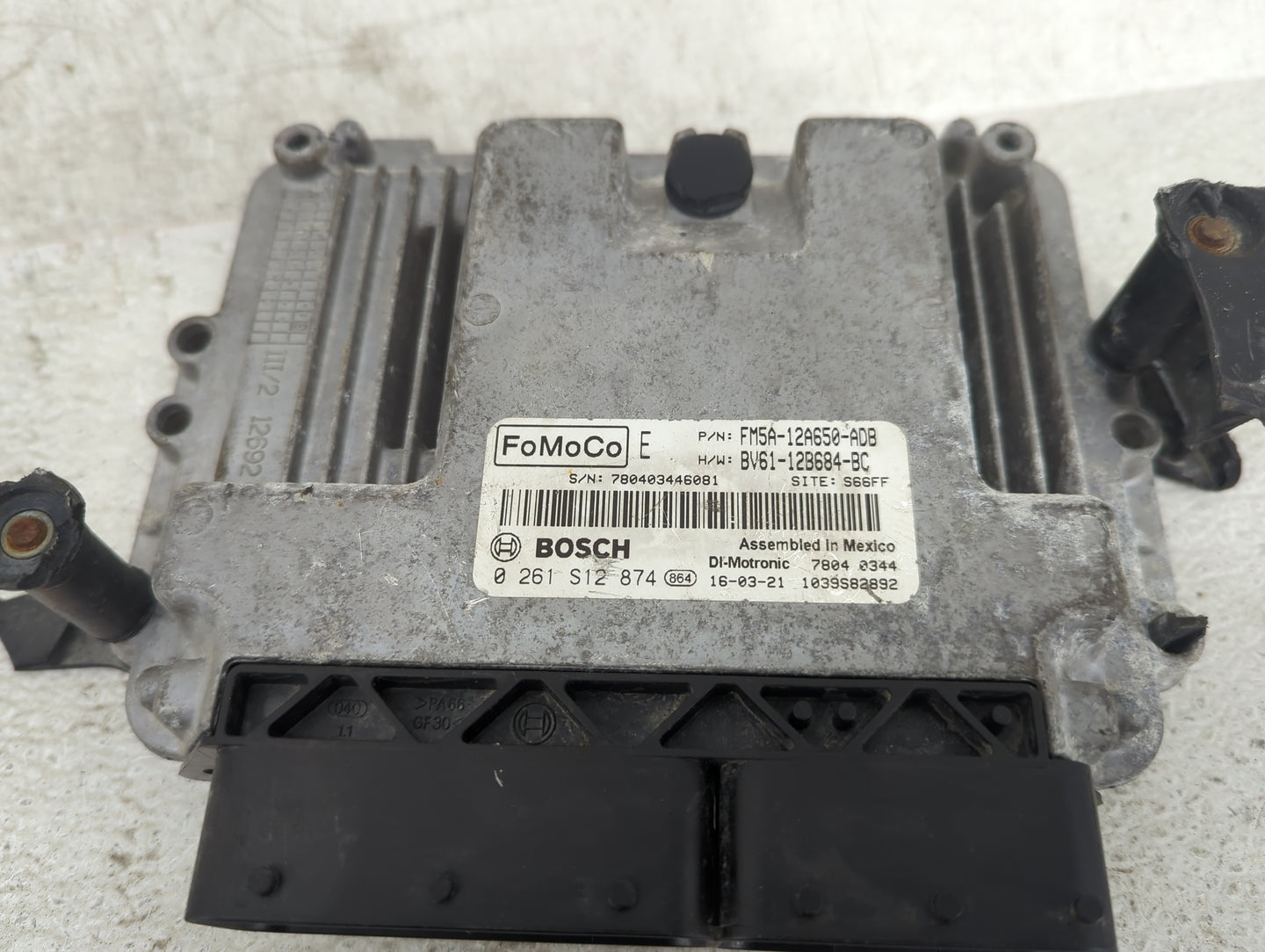 2013-2018 Ford Focus PCM Engine Control Computer ECU ECM PCU OEM P/N:FM5A-12A650-ADB BV61-12B684-BC Fits OEM Used Auto Parts