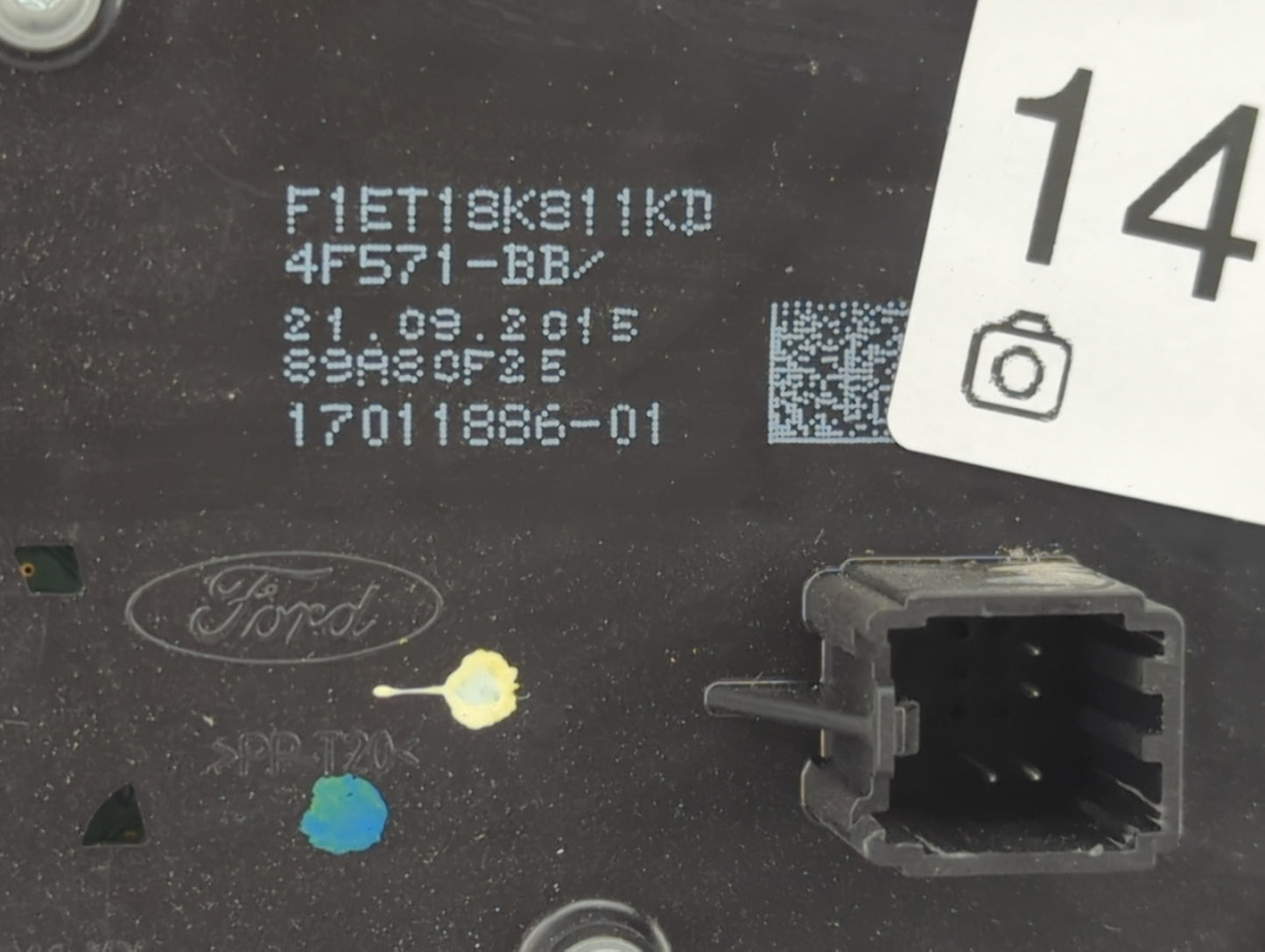 2015-2018 Ford Focus Radio Control Panel - Oemusedautoparts1.com