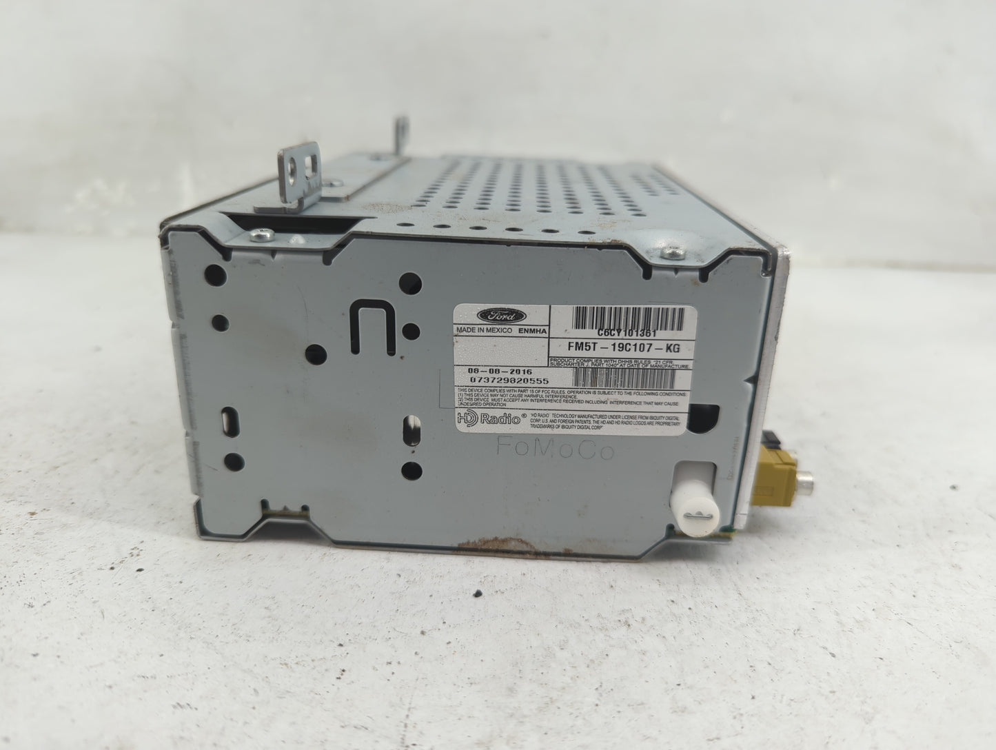 2016-2018 Ford Focus Radio AM FM Cd Player Receiver Replacement P/N:FM5T-19C107-KG Fits Fits 2016 2017 2018 OEM Used Auto Pa