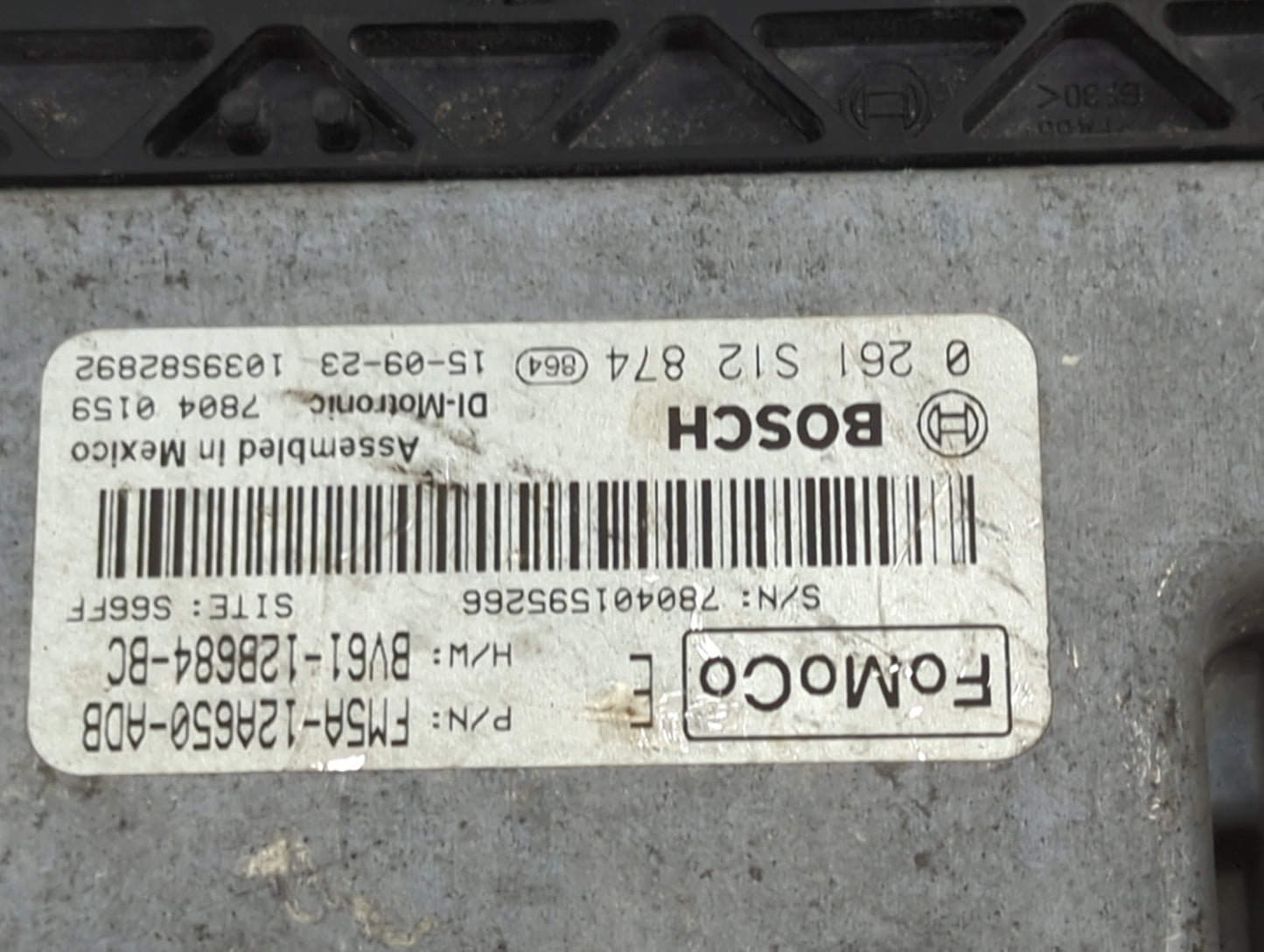 2013-2018 Ford Focus PCM Engine Control Computer ECU ECM PCU OEM P/N:FM5A-12A650-ADB BV61-12B684-BC Fits OEM Used Auto Parts