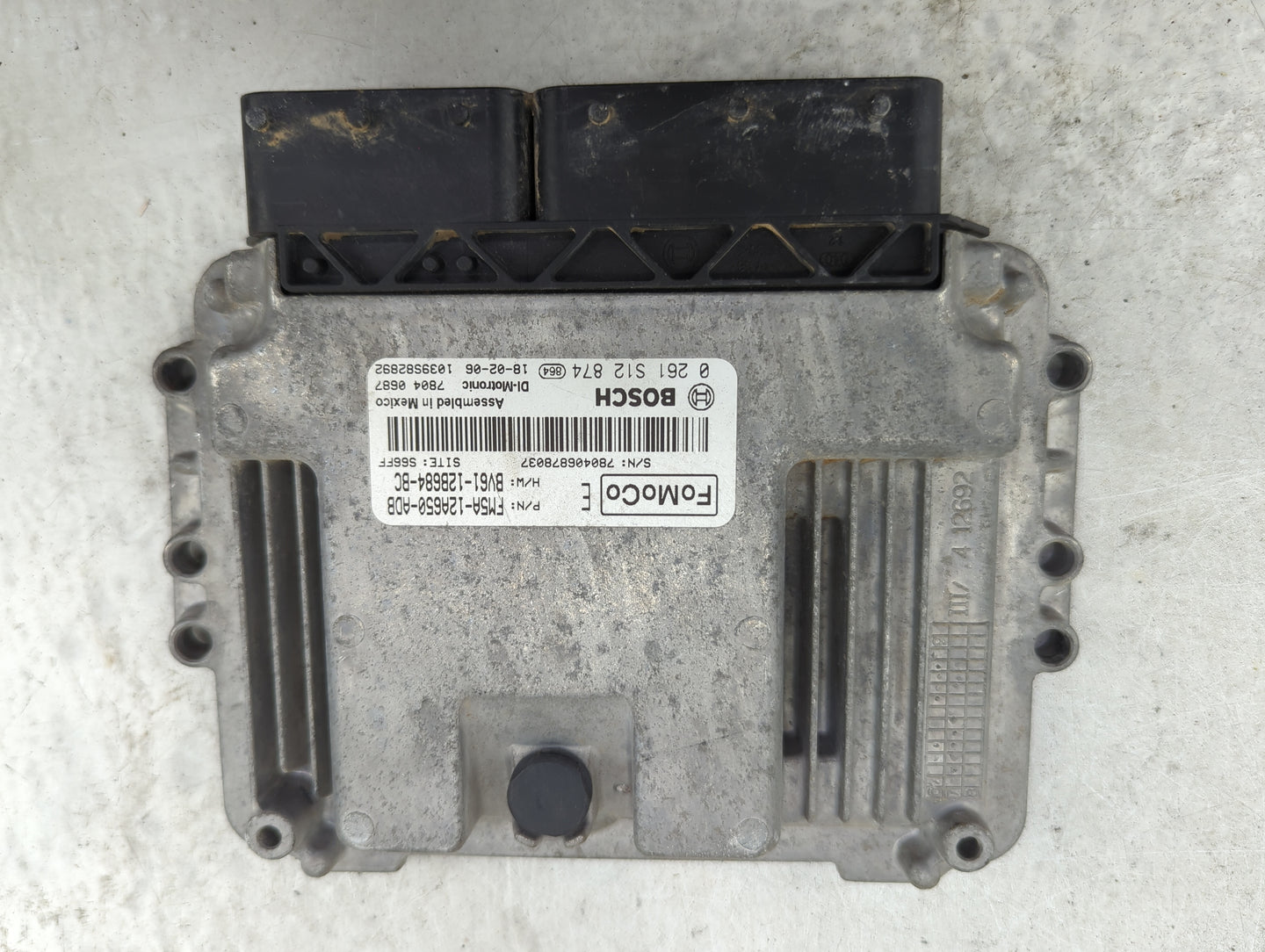 2013-2018 Ford Focus PCM Engine Control Computer ECU ECM PCU OEM P/N:0261S12874 BV61-12B684-BC Fits OEM Used Auto Parts - Oe