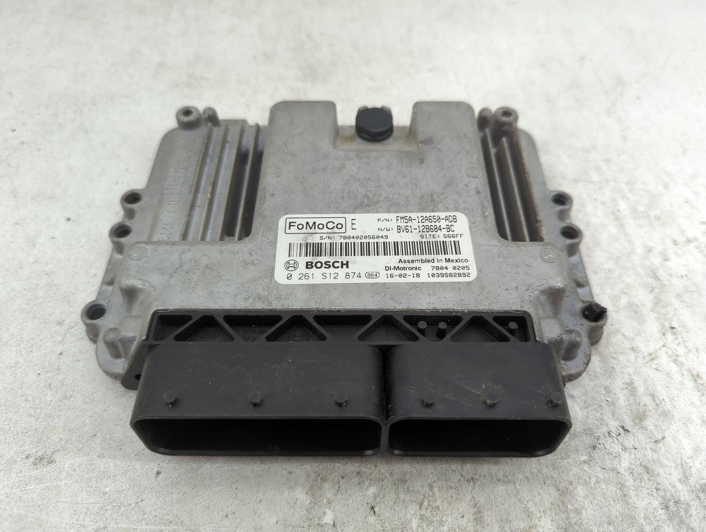 2013-2018 Ford Focus PCM Engine Control Computer ECU ECM PCU OEM P/N:FM5A-12A650-ADB BV61-12B684-BC Fits OEM Used Auto Parts