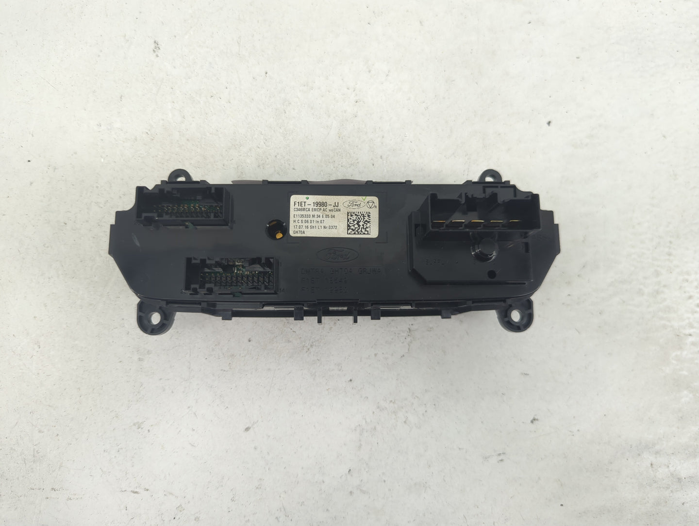 2015-2018 Ford Focus Climate Control Module Temperature AC/Heater Replacement P/N:F1ET-19980-JJ Fits Fits 2015 2016 2017 201
