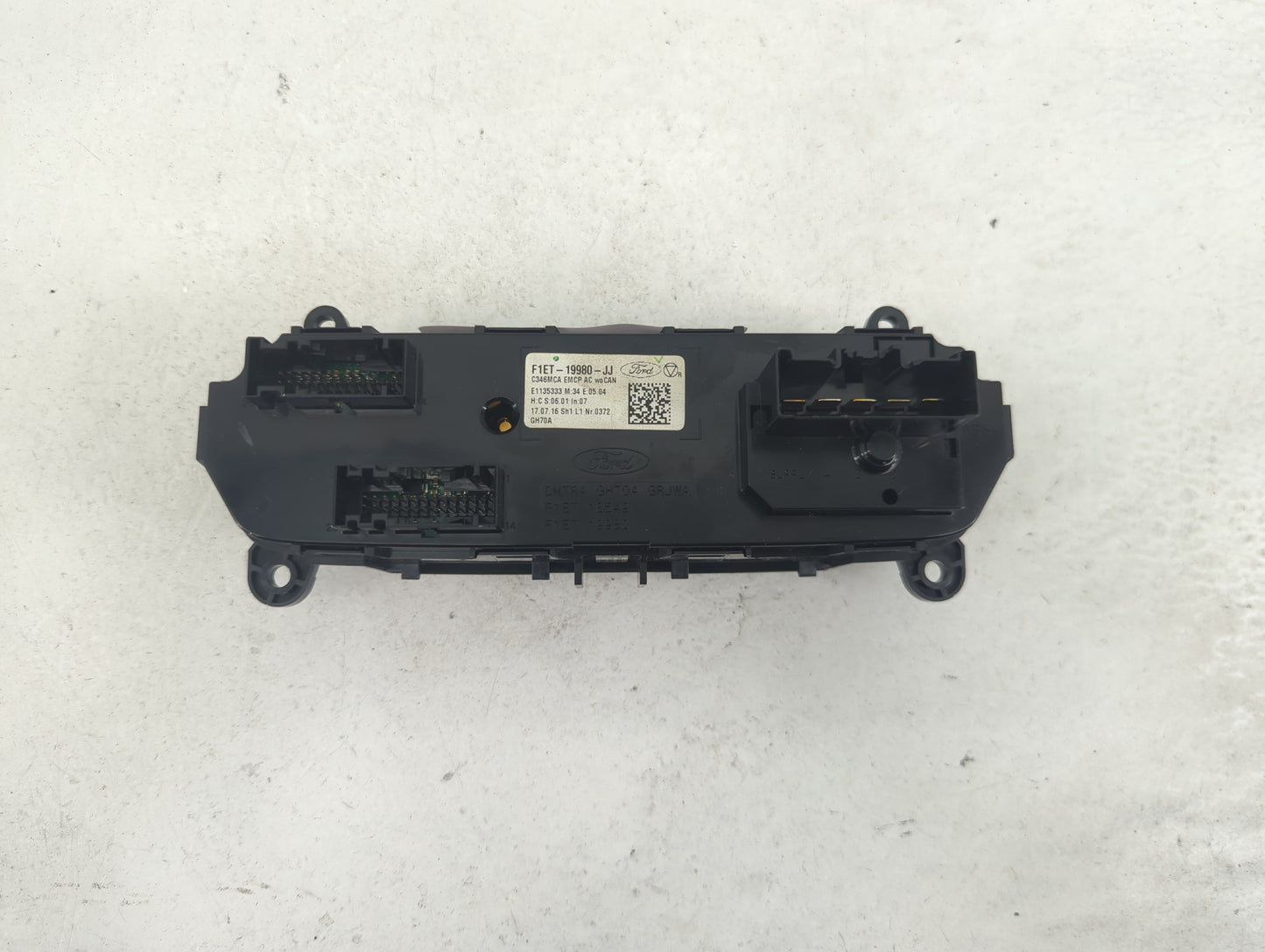 2015-2018 Ford Focus Climate Control Module Temperature AC/Heater Replacement P/N:F1ET-19980-JJ Fits Fits 2015 2016 2017 201