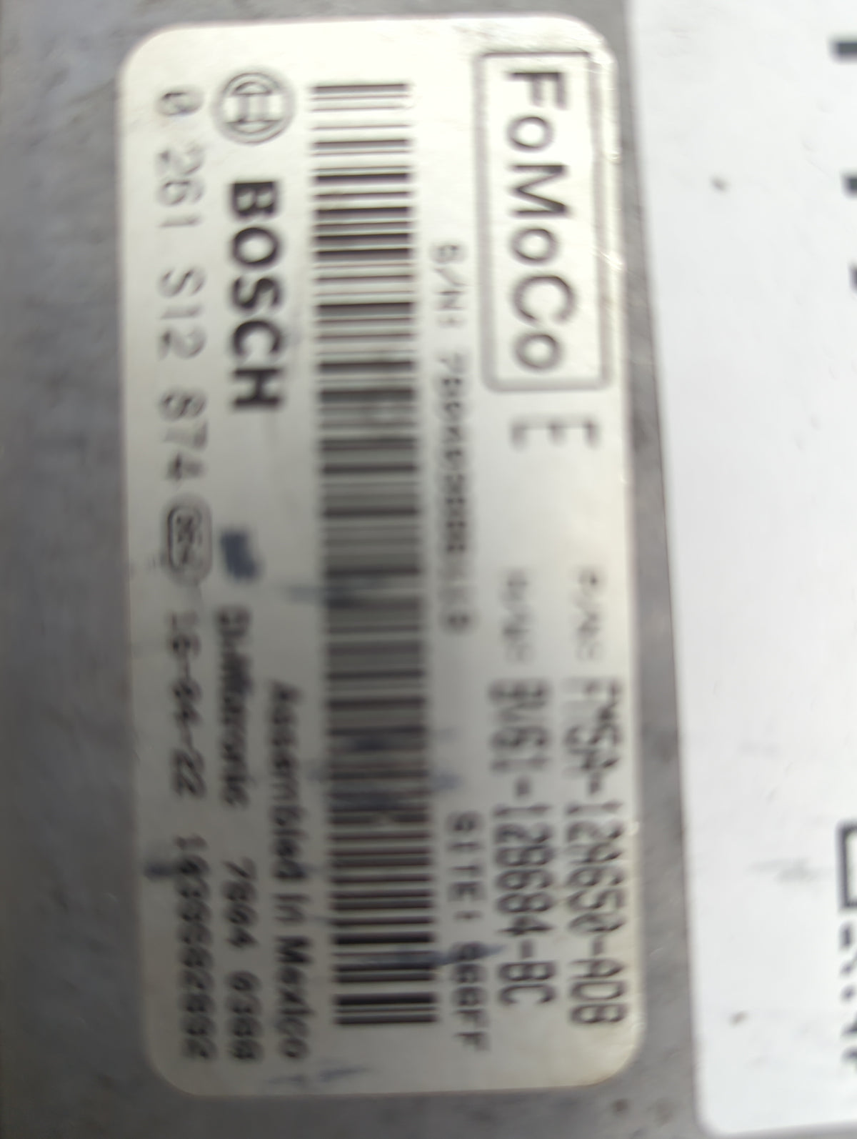 2013-2018 Ford Focus PCM Engine Control Computer ECU ECM PCU OEM P/N:FM5A-12A650-ADB BV61-12B684-BC Fits OEM Used Auto Parts