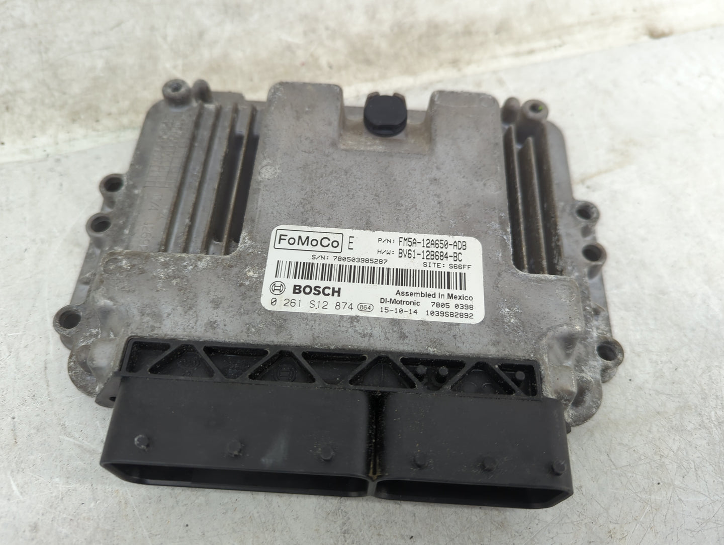 2013-2018 Ford Focus PCM Engine Control Computer ECU ECM PCU OEM P/N:FM5A-12A650-ADB BV61-12B684-BC Fits OEM Used Auto Parts