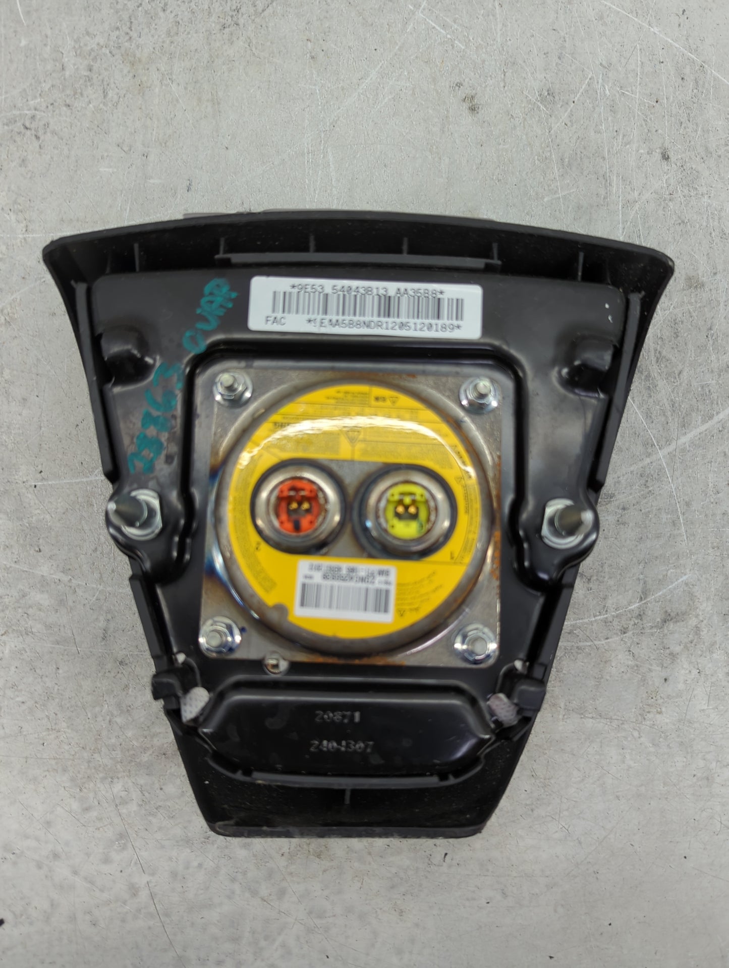 2016 Ford Focus Air Bag Passenger Right Dashboard OEM Fits OEM Used Auto Parts - Oemusedautoparts1.com