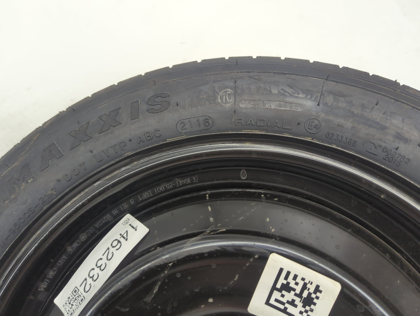 2012-2018 Ford Focus Spare Donut Tire Wheel Rim Oem 1462332 - Oemusedautoparts1.com