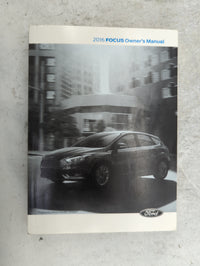 2016 Ford Focus Owners Manual Book Guide P/N:GM5J19A321AA GJ5J19A285DA OEM Used Auto Parts - Oemusedautoparts1.com