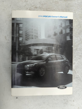 compare product 2016 Ford Focus Owners Manual Book Guide P/N:GM5J19A321AA GJ5J19A285DA OEM Used Auto Parts