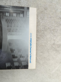 2016 Ford Focus Owners Manual Book Guide P/N:GM5J19A321AA GJ5J19A285DA OEM Used Auto Parts - Oemusedautoparts1.com