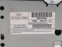 2016 Ford Focus Radio AM FM Cd Player Receiver Replacement P/N:FM5T-19C107-JF C6SX219134 Fits OEM Used Auto Parts - Oemuseda