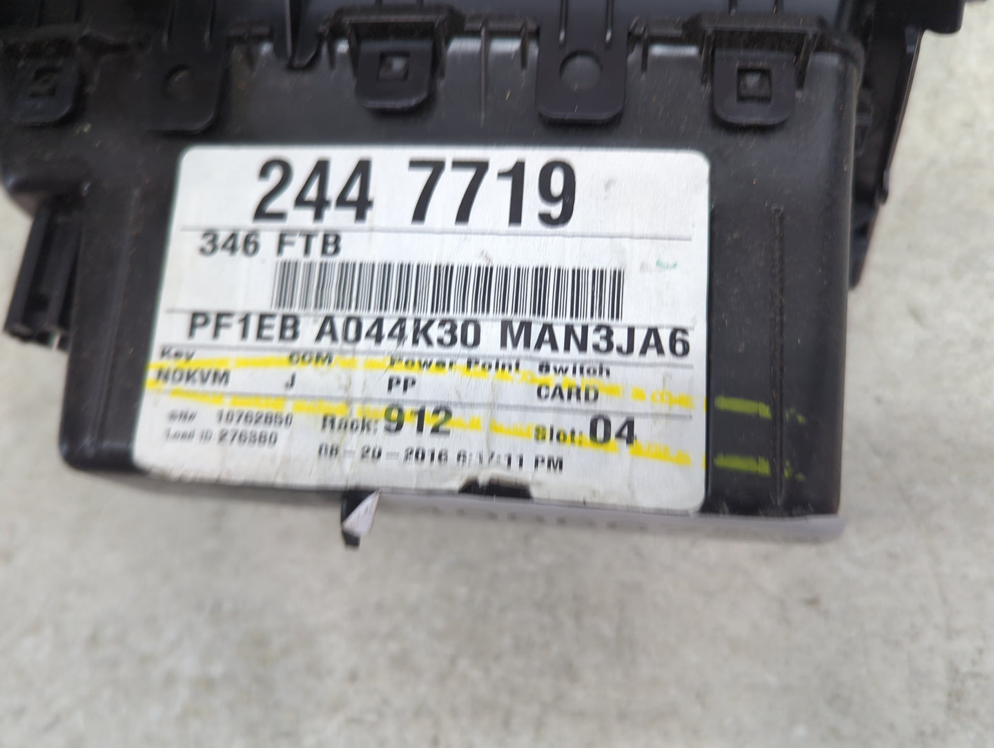 2016 Ford Focus Climate Control Module Temperature AC/Heater Replacement P/N:F1EB-18E245-BC 2447719, PF1EB A044K30 MAN3JA6 F