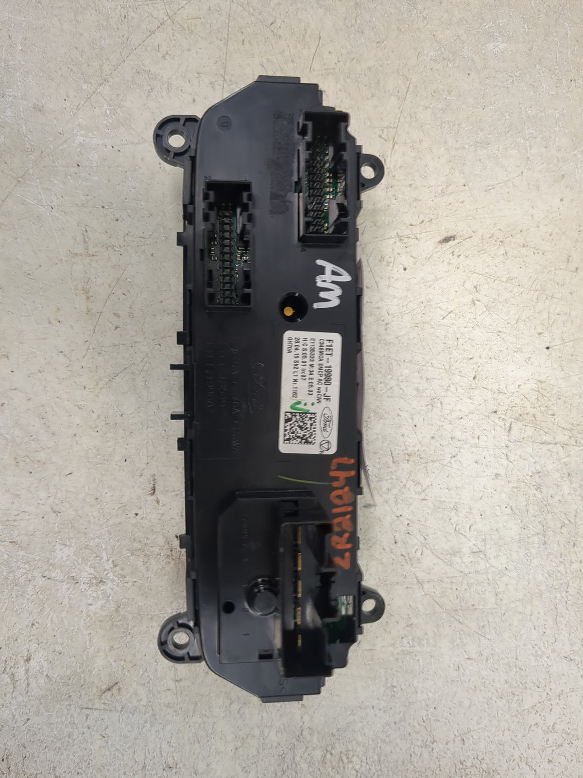 2015-2018 Ford Focus Climate Control Module Temperature AC/Heater Replacement P/N:F1ET-19980-JF Fits Fits 2015 2016 2017 201