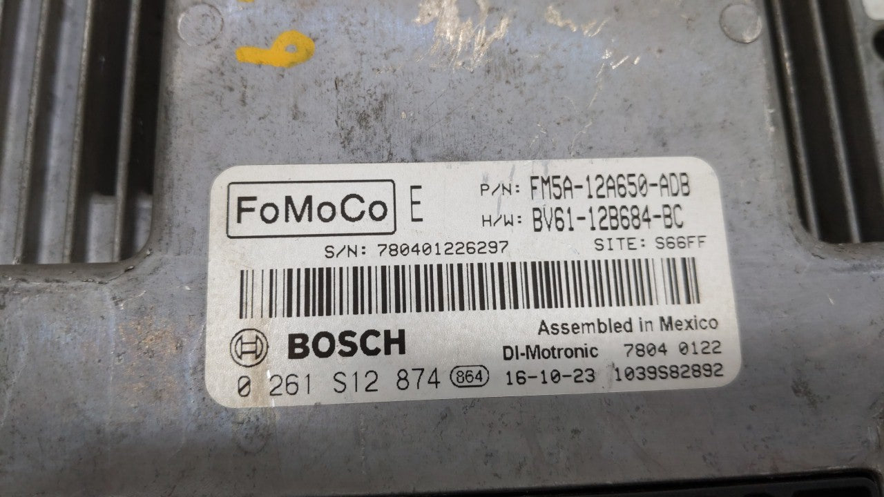 2013-2018 Ford Focus PCM Engine Control Computer ECU ECM PCU OEM P/N:FM5A-12A650-ADB DM5A-12A650-CE Fits OEM Used Auto Parts