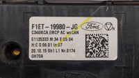 2015-2018 Ford Focus Climate Control Module Temperature AC/Heater Replacement P/N:F1ET-19980-LJ F1ET-19980-JF Fits OEM Used 